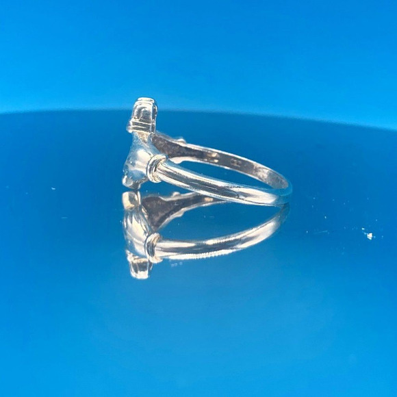 Vintage Sterling Silver Open-Work Ring - Picture 9 of 13